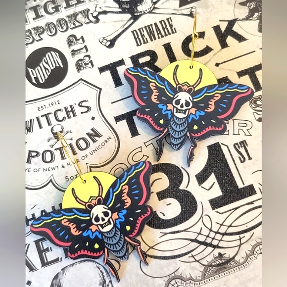 Jewelry - Death Moth Earrings